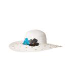 San Diego Hat Company - Ubl6801 Ultrabraid Sun Brim W/ Flowers Gold Beads