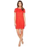 Maggy London - Geo Petal Lace Shift Dress