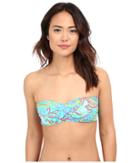 Lauren By Ralph Lauren - Maharaja Paisley Draped Bandeau W/ Molded Cup