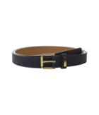 Lauren Ralph Lauren - Crosshatch Leather 1 Endbar Belt