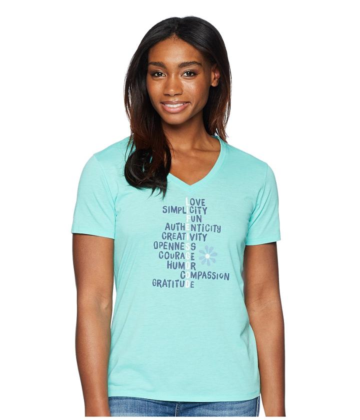 Life Is Good - Lig Superpowers Cool Vee Tee