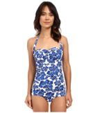 Lauren Ralph Lauren - Tahitian Floral Retro Swimdress W/ Slimming Fit Molded Cup