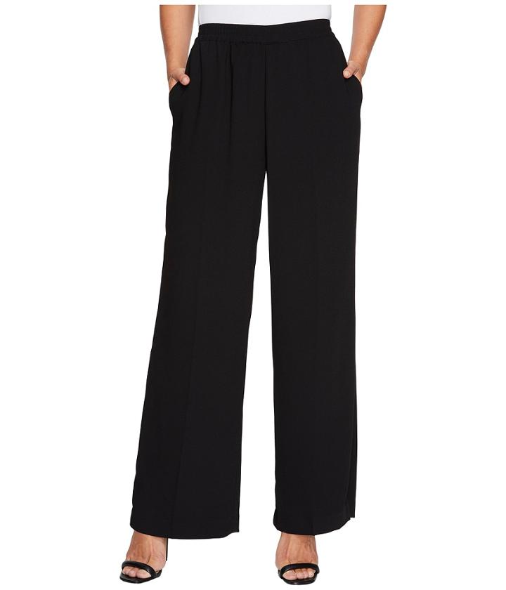 Vince Camuto - Matte Shine Crepe Wide Leg Pull-on Pants