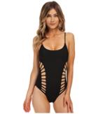 Red Carter - Splice Dice Cut Out Strappy Mio One-piece