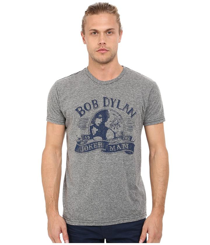 The Original Retro Brand - Tri-blend Short Sleeve Bob Dylan: Joker Man Tee