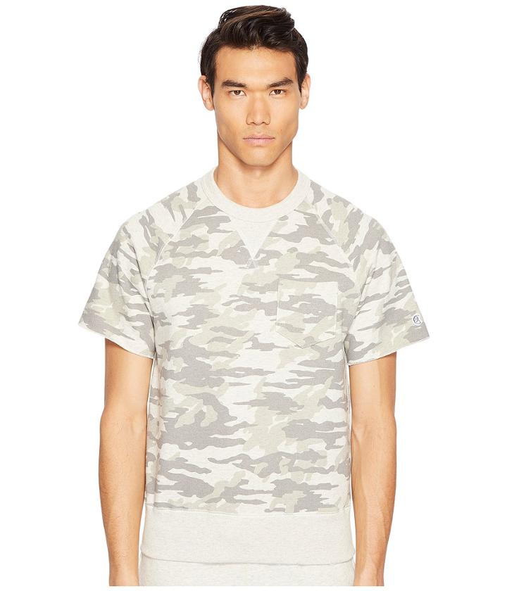 Todd Snyder + Champion - Camo Short Sleeve Sweatshirt