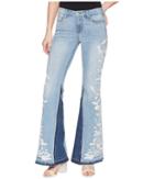 Liverpool - Lvpl By Liverpool Farrah Super Flare With Embroidered In Vintage Super Comfort Stretch Denim In Beverly Wash