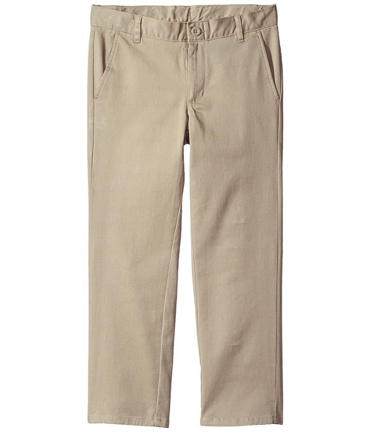 Nautica Kids - Husky Flat Front Twill Stretch Pants