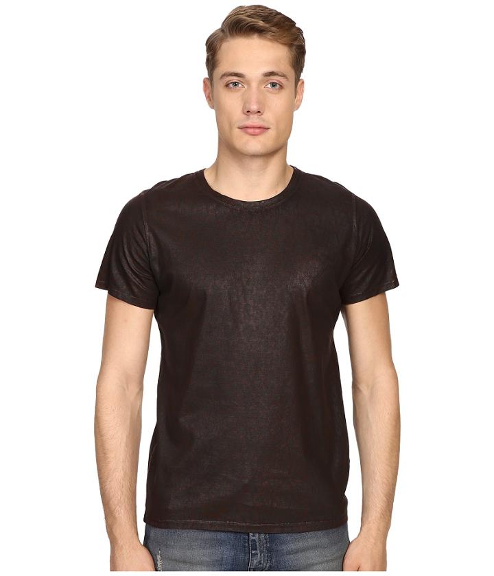 Just Cavalli - Dye Effect Laser Jaquar Skin Effect T-shirt