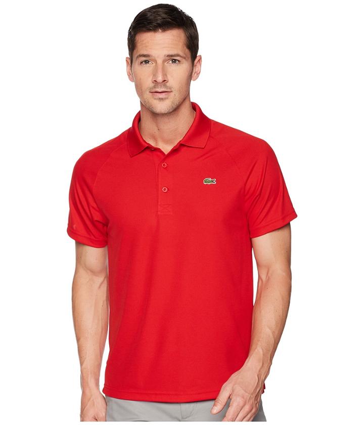 Lacoste - Short Sleeve Ultra Dry Raglan Sleeve Polo