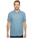 True Grit - Floral Lux Linen Short Sleeve One-pocket Shirt