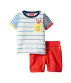 Joules Kids - What's For Dinner Woven Shorts Set