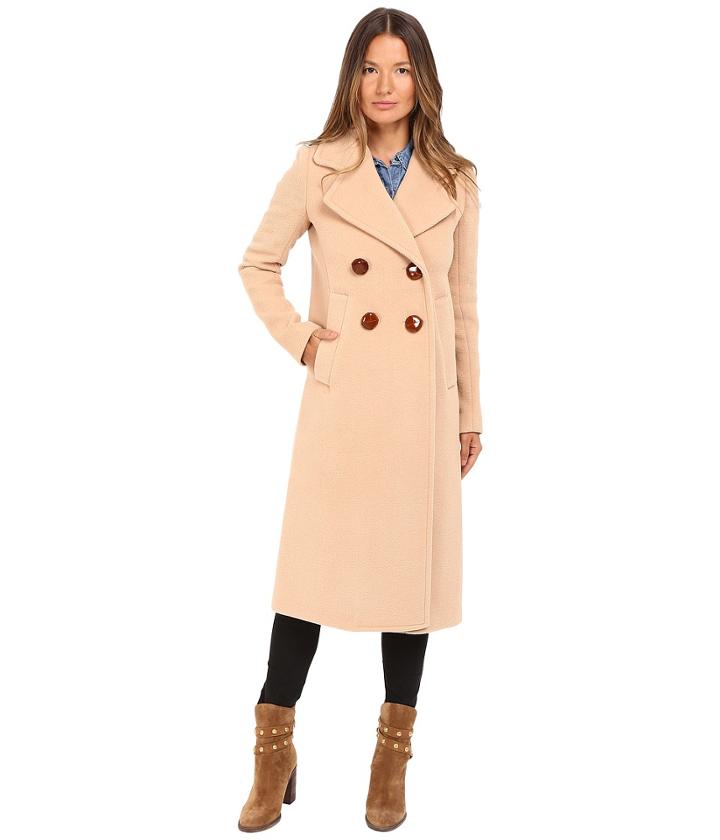 See By Chloe - Wool Button Closure Coat