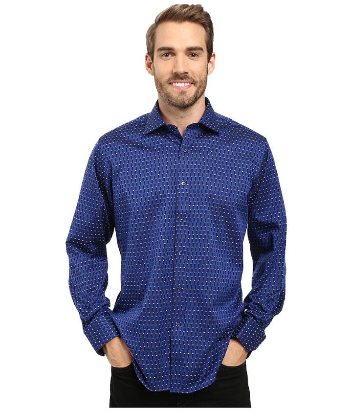 Bugatchi - Carlo Long Sleeve Woven Shirt
