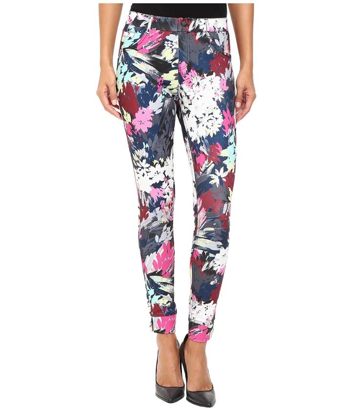 Hue - Floral Twill Leggings