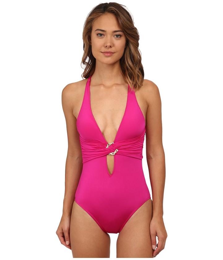 Trina Turk - Garden Party Solids Cross Back One-piece