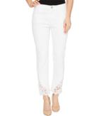 Ivanka Trump - Jean Pants With Lace Hem