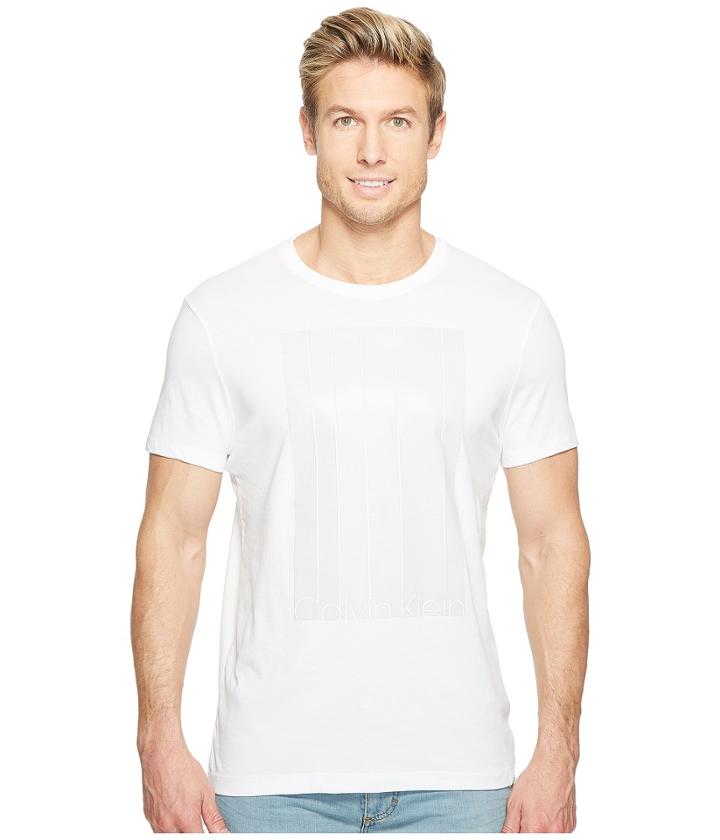 Calvin Klein - Mesh Stripe Logo T-shirt