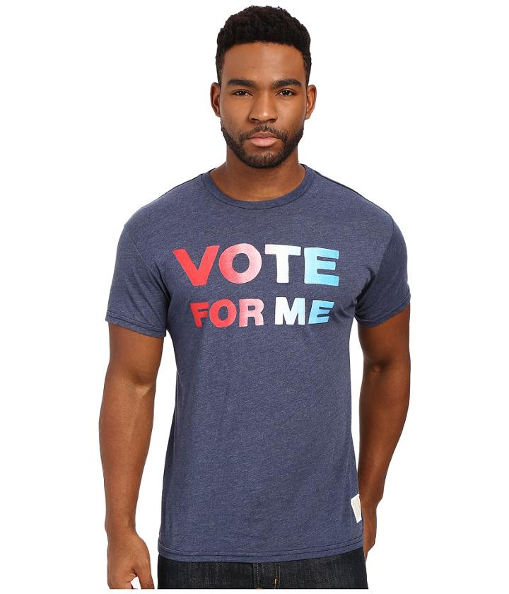 The Original Retro Brand - Vote For Me Short Sleeve Heather Tee