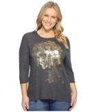 Lucky Brand - Plus Size Gold Azalea Tee