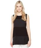 Vince Camuto - Sleeveless Rumple Tunic With Side Slits