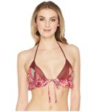 Maaji - Andalusia Frills Ruffle Trim Triangle Bikini Top