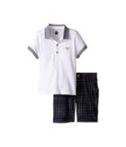 Armani Junior - Logo Polo And Printed Logo Shorts
