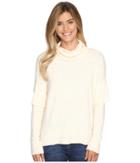 Lilla P - Rib Sleeve Turtleneck