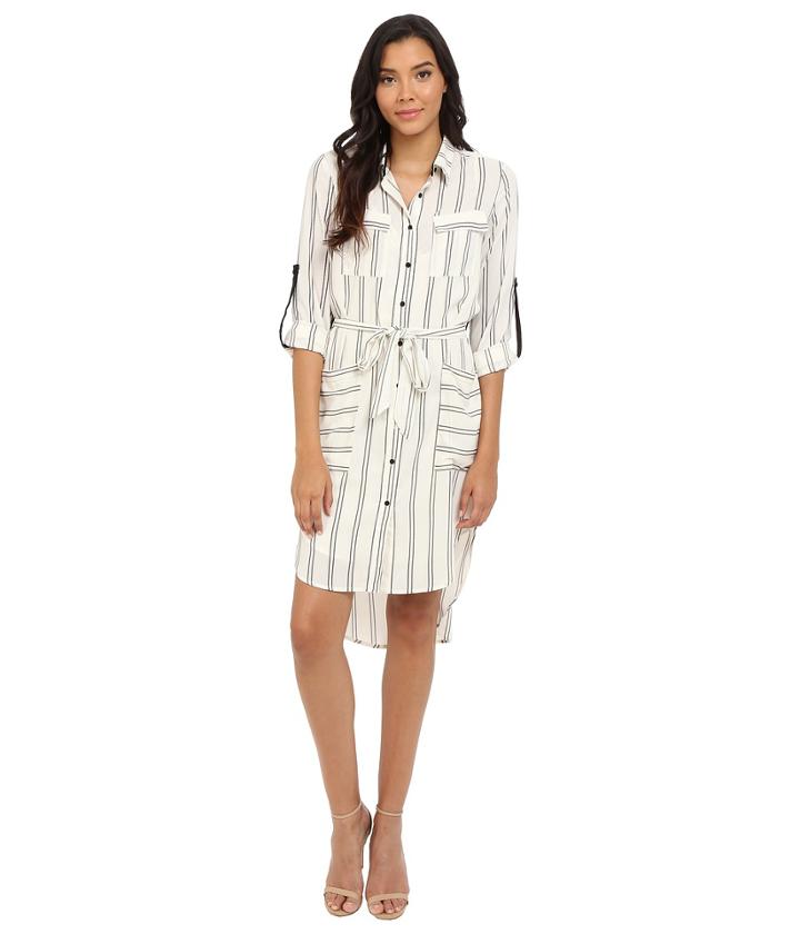 Adelyn Rae - Stripe Shirt Dress