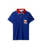 Fendi Kids - Short Sleeve Polo T-shirt W/ Football Design On Front