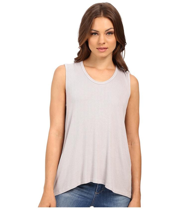 Michael Stars - 2x1 Rib Cross Back Tank Top