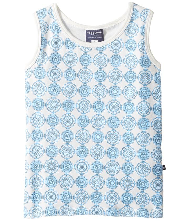 Toobydoo - Blue White Tank Top
