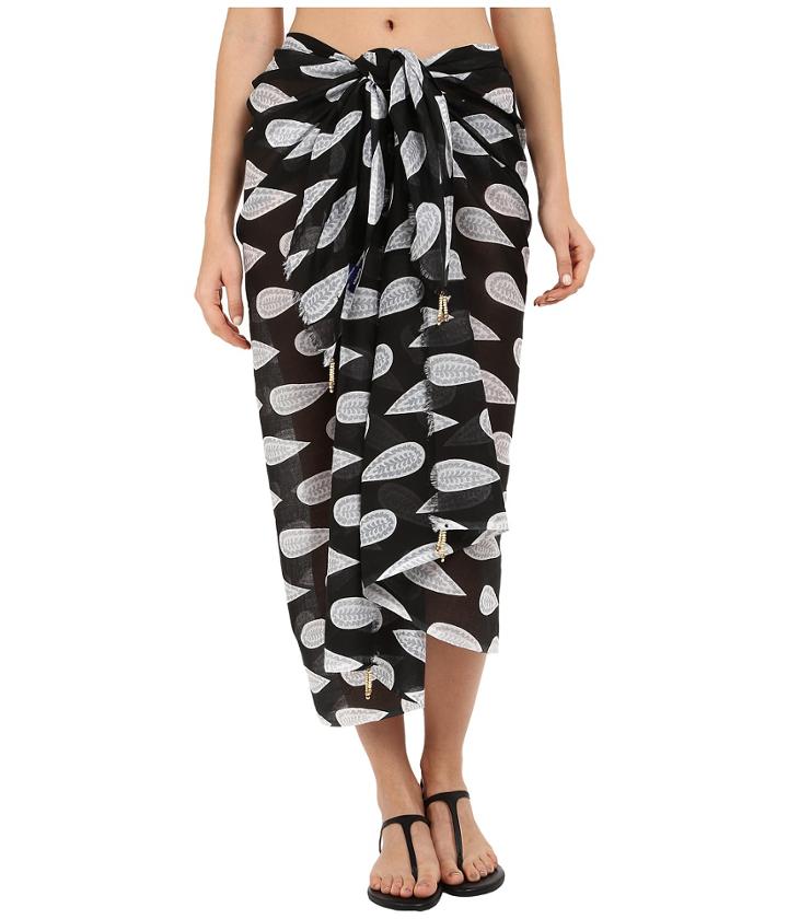 Hat Attack - Printed Sarong Cover-up