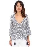 Brigitte Bailey - Kaylen Long Sleeve Top With Tassels