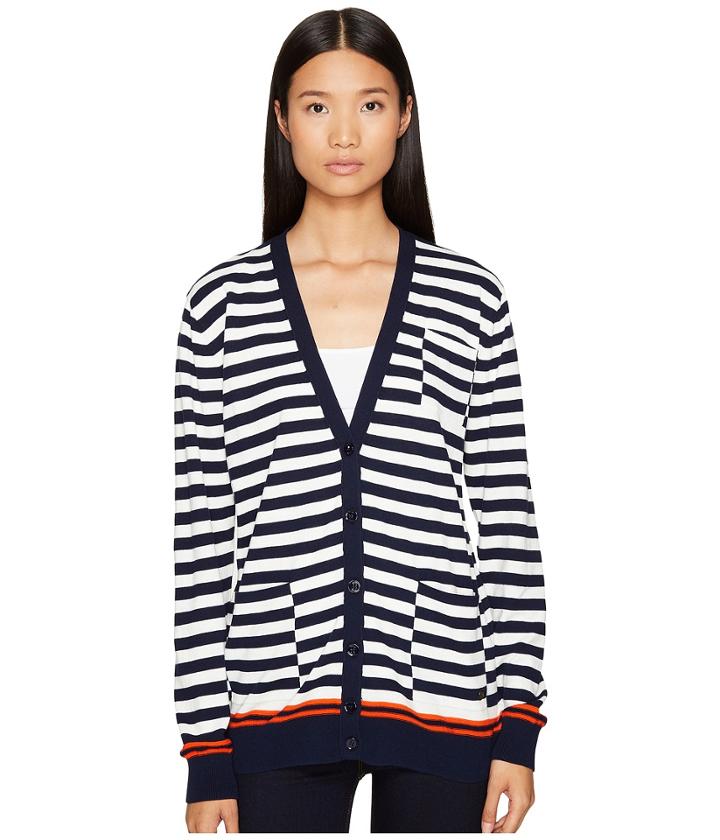 Sonia By Sonia Rykiel - Graphic Stripes Cotton Cardigan