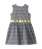 Toobydoo - Navy And Yellow Garden Party Dress