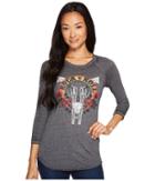 Rock And Roll Cowgirl - 3/4 Sleeve Tee 48t3527