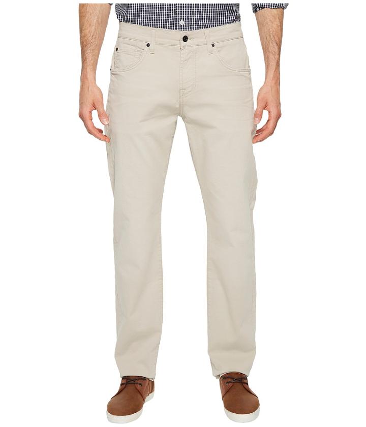 7 For All Mankind - The Straight Tapered Straight Leg W/ Clean Pocket In White Onyx