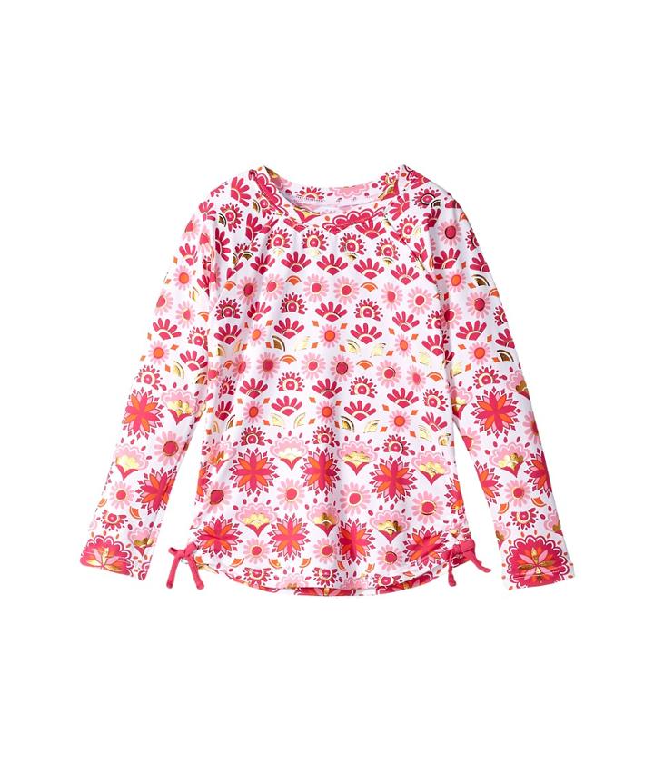 Hatley Kids - Pink Gold Sarchi Long Sleeve Rashguard