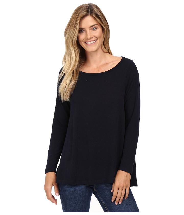 Nally &amp; Millie - Scoop Neck Long Sleeve Top