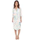 Mara Hoffman - Crinkle Crepe Oversized Shirtdress