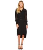 Laundry By Shelli Segal - Military Style Shirtdress