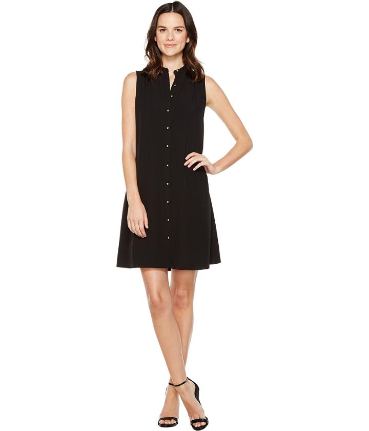 Calvin Klein - Button Down Trapiz Dress