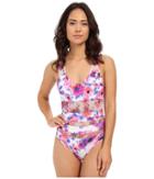 Saha - Flora Mesh Cut One-piece