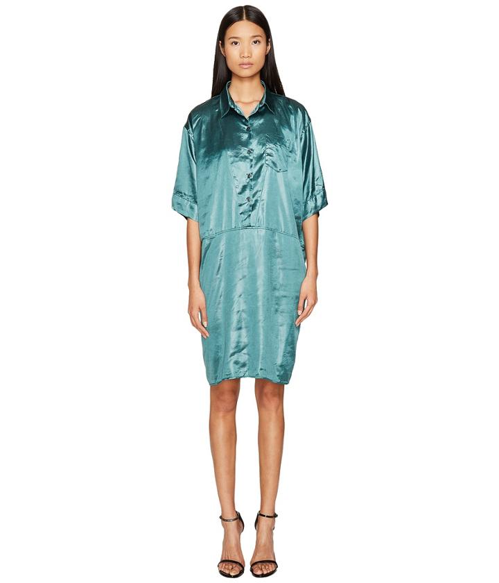 Sonia By Sonia Rykiel - Creased Satin Dress With Belt