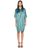 Sonia By Sonia Rykiel - Creased Satin Dress With Belt