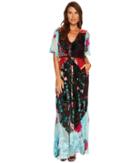 Hale Bob - Masterpiece Theatre Silk Velvet Burnout Off Maxi Dress