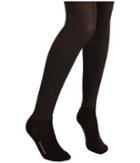 Bootights - Opaque Sophisticated Herringbone Tight/ankle Sock