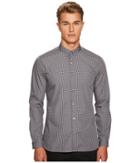 The Kooples - Classic Collar Print Shirt With A Straight Hem