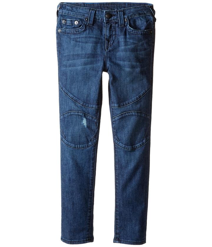 True Religion Kids - Rocco Moto Jeans In Roadster Blue